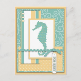Seahorse Baby Postcard
