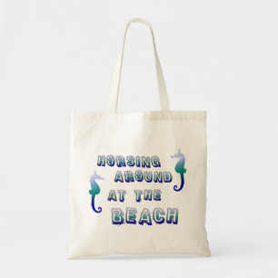 Seahorse Beach Tote Bag