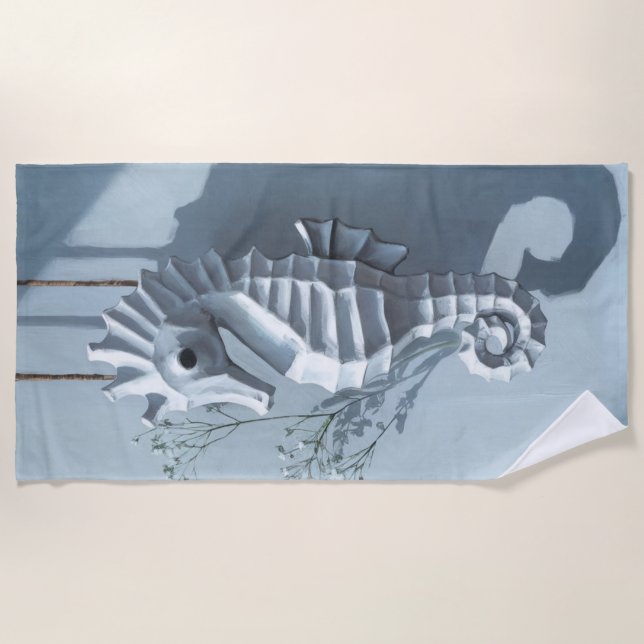 Seahorse Beach Towel (Front)