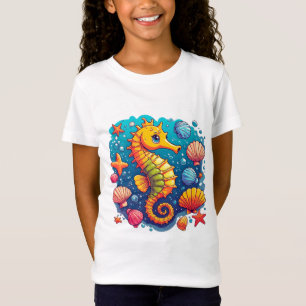 🐠 Seahorse Birthday Gift For Little Ocean Explore T-Shirt