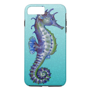 Seahorse Blue Case-Mate iPhone Case