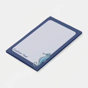 Seahorse Blue Post-it Notes