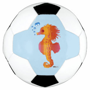 Seahorse Bubble Baby Soccer Ball