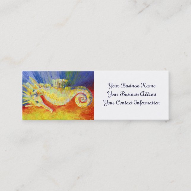 Seahorse Business Card (Front)