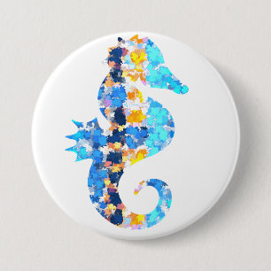 Seahorse Button