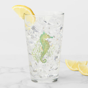 Seahorse Drinking Glass