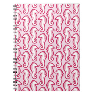 Seahorse Frolic Notebook - Pink