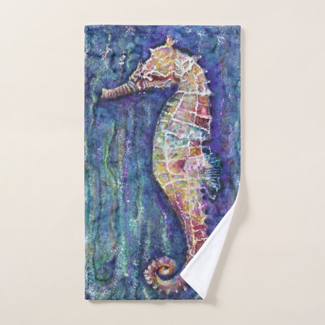 Seahorse Hand Towel / Kitchen Towel (Hand Towel)