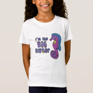Seahorse I'm the Big Sister T Shirt
