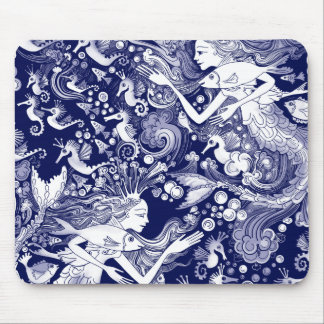 Seahorse kingdom mouse pad