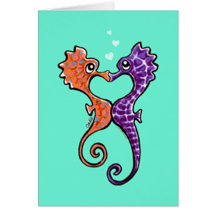 Seahorse Kiss Off-Leash Art™