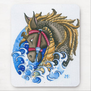 seahorse mouse pad