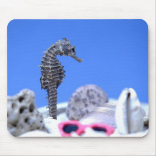 seahorse mouse pad