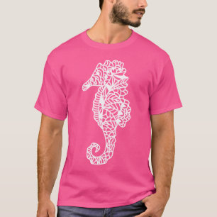 Seahorse Nautical Preppy Ocean Beach Deep Sea Divi T-Shirt