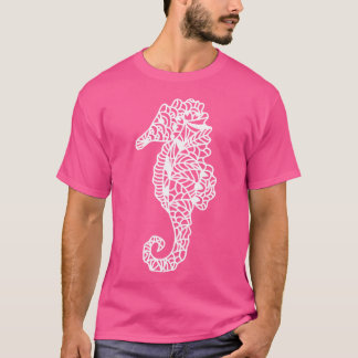 Seahorse Nautical Preppy Ocean Beach Deep Sea Divi T-Shirt