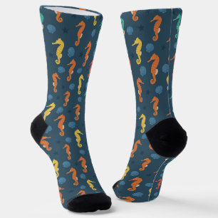 Seahorse Pattern Socks