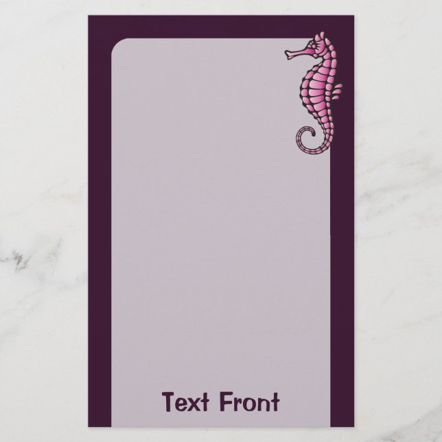 Seahorse Pink Flyer (Front)