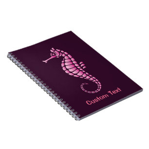 Seahorse Pink Notebook