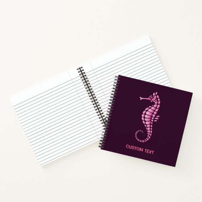 Seahorse Pink Notebook (Inside)