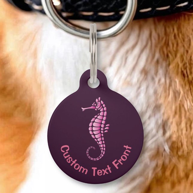 Seahorse Pink Pet Tag (Creator Uploaded)