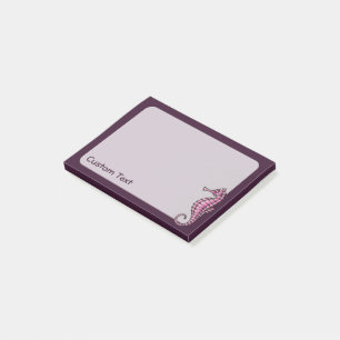 Seahorse Pink Post-it Notes