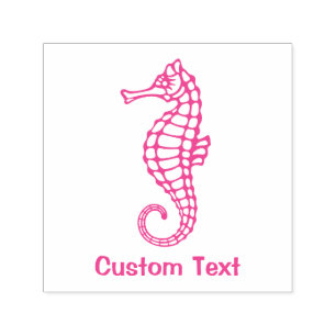Seahorse Pink Self-inking Stamp