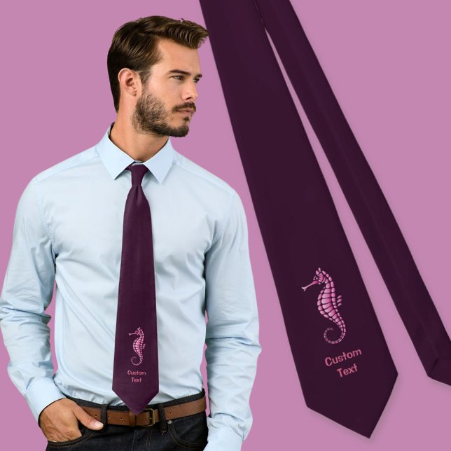 Seahorse Pink Tie (Creator Uploaded)