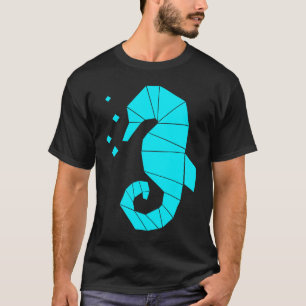 Seahorse Polygon Aquatic Sea Animal Fish Hippocamp T-Shirt