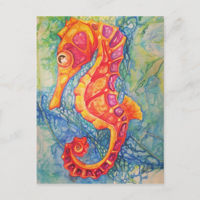 Seahorse Postcard (Front)
