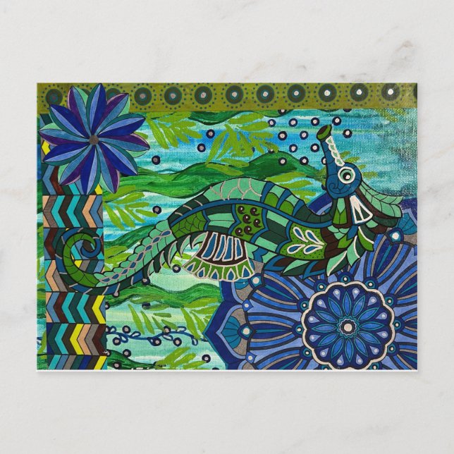 Seahorse Postcard (Front)
