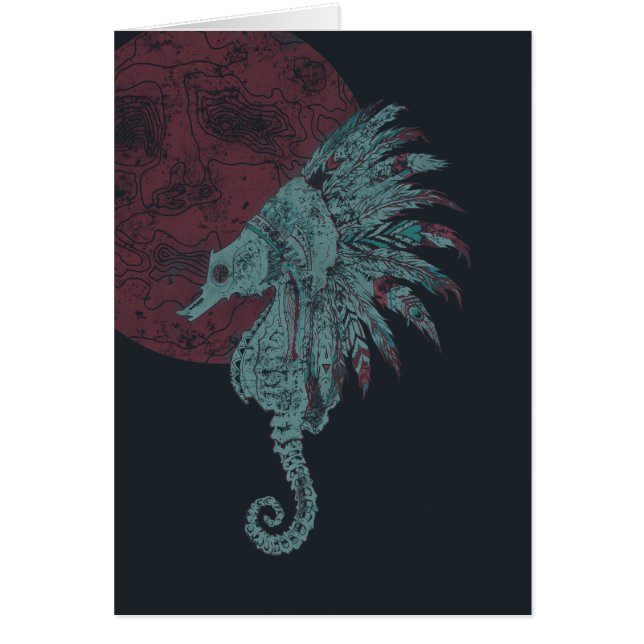 seahorse red moon (Front)