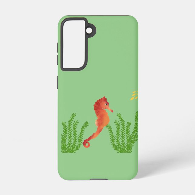 Seahorse Samsung Galaxy S21 Case (Back)