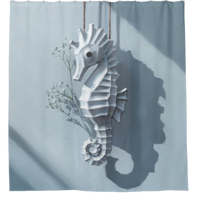 Seahorse Shower Curtain (Front)