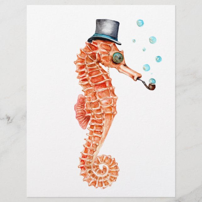 Seahorse Steampunk (Front)