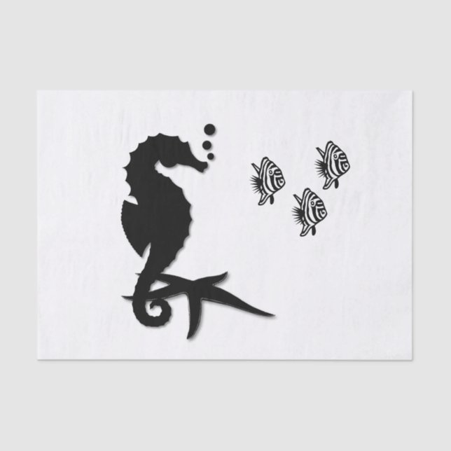 Seahorse Tissue Paper (Front)