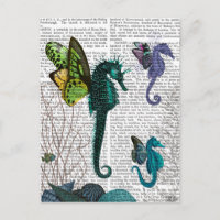 Seahorse Trio With Wings