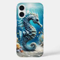Seahorse underwater