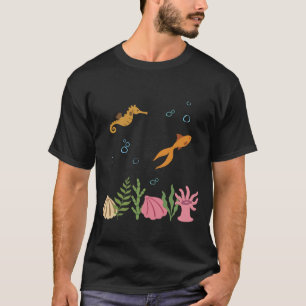 Seahorse Underwater Kids Goldfish Sea T-Shirt