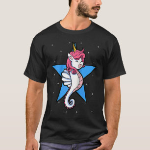 Seahorse Unicorn Aquatic Sea Animal Fish Hippocamp T-Shirt