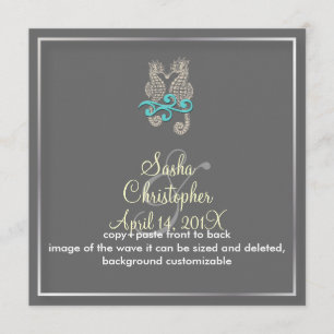 Seahorse Wedding Invitations