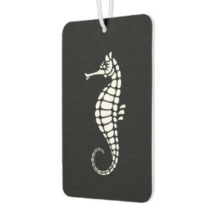Seahorse White Car Air Freshener