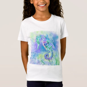 Seahorse -  Wonderful Underwater Life - Painting  T-Shirt