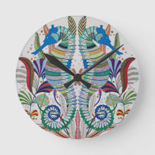 Seahorses Acrylic Wall Clock