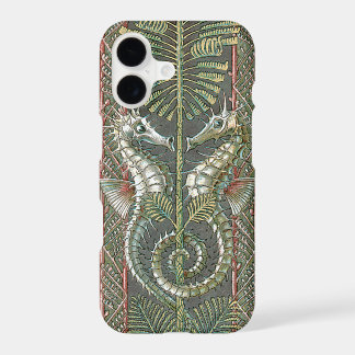 Seahorses and Seaweed, Vintage Art Nouveau