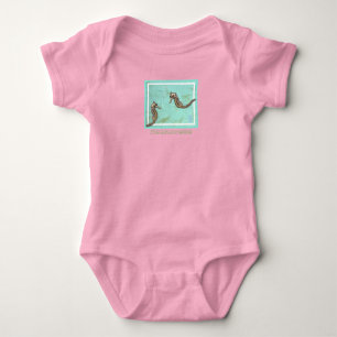 Seahorses Baby Cotton Jersey Bodysuit