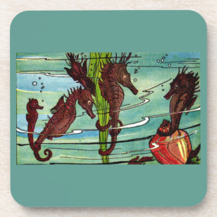 seahorses coaster