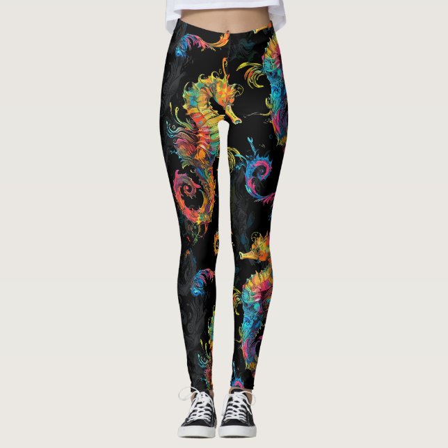 Seahorses leggings (Front)