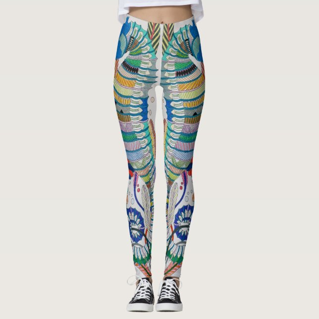 Seahorses Leggings (Front)