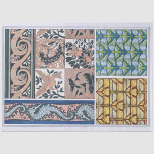 Seahorses, Lizards, Dragonflies, Butterflies Tissue Paper