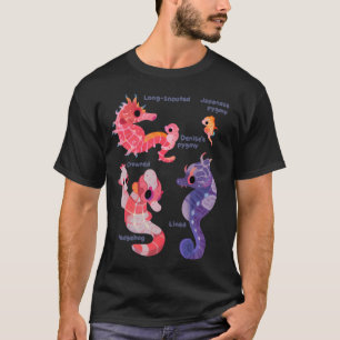 Seahorses - pastel T-Shirt